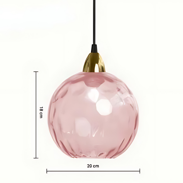 Elegant Glass Sphere Pendant Lamp for Luxury Interiors Kalsten