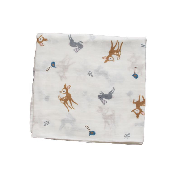 Cotton Muslin Baby Blanket with Heart Pattern kalsten