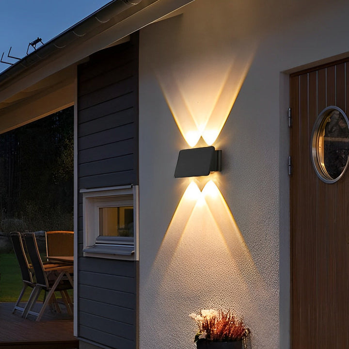 Waterproof LED Up and Down Lights Solar Wall Lamp Wall Washer Lights | Kalsten