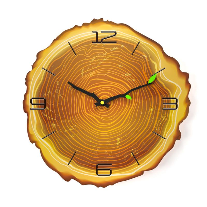 Kalsten | Wooden Annual Rings Wall Clock