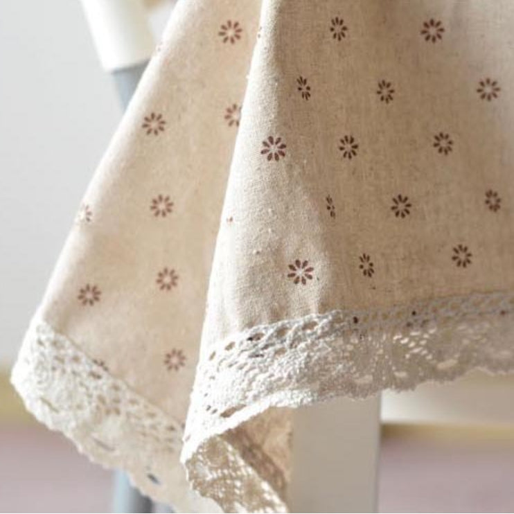 Kalsten | Daisy Print Cotton Linen Tablecloth