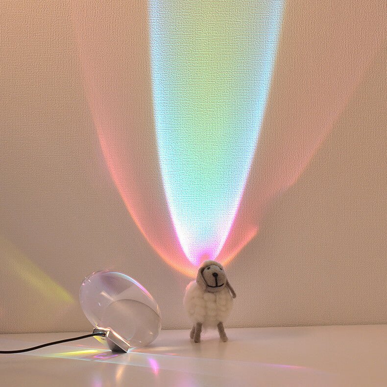 Creative Crystal Projection Angel Eyes LED Table Lamp | Kalsten