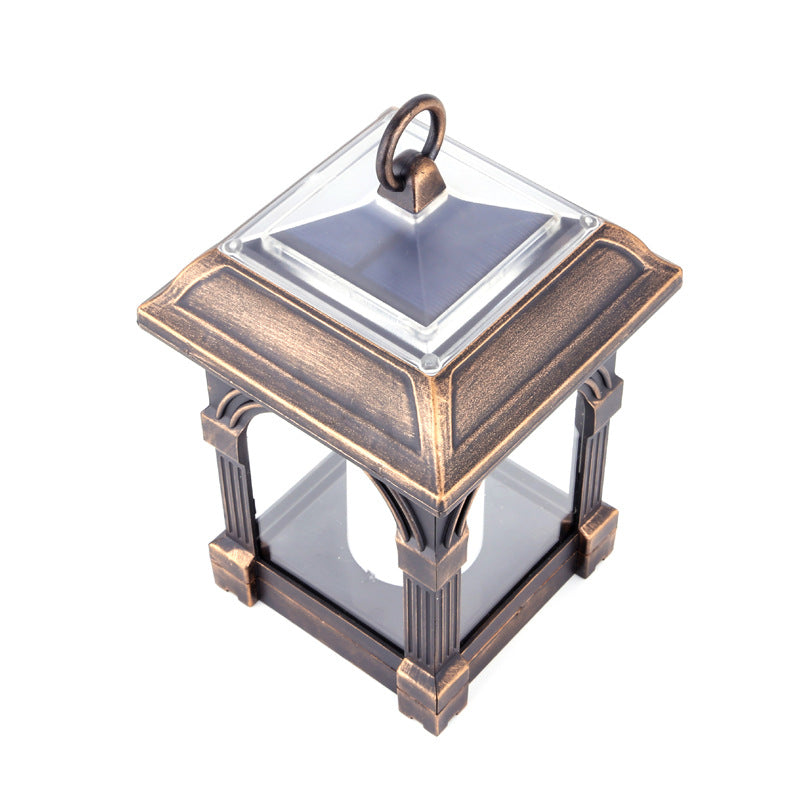 Traditional European Solar Waterproof House Cubic Plastic LED Landscape Lighting Outdoor Light For Garden | Kalsten
