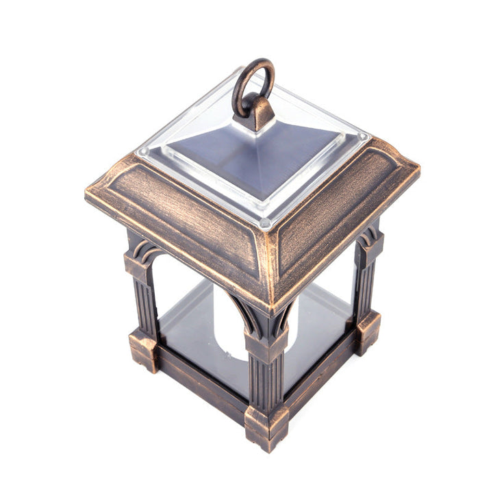 Traditional European Solar Waterproof House Cubic Plastic LED Landscape Lighting Outdoor Light For Garden | Kalsten