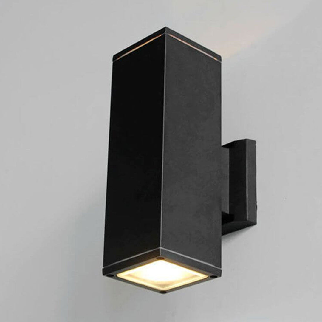 Modern Minimalist Square Column LED Luminous Outdoor Waterproof Wall Sconce Lamp | Kalsten