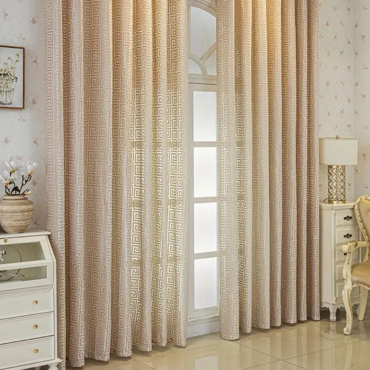 Imperial Maze Embroidered Curtains