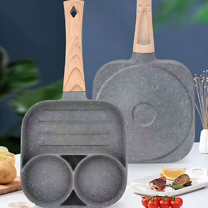 Kalsten | Four-hole egg pan, breakfast omelette household frying pan non-stick pan