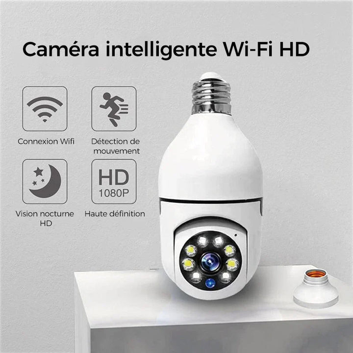 Wireless wifi security camera with bulb | Kalsten