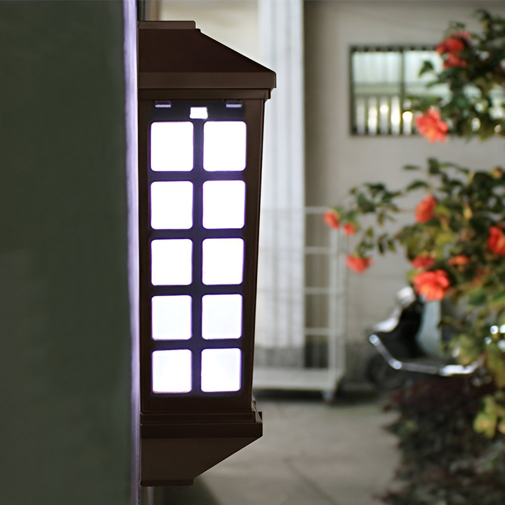 Solar LED Light-controlled Motion Sensor Modern Outdoor Wall Lamp | Kalsten