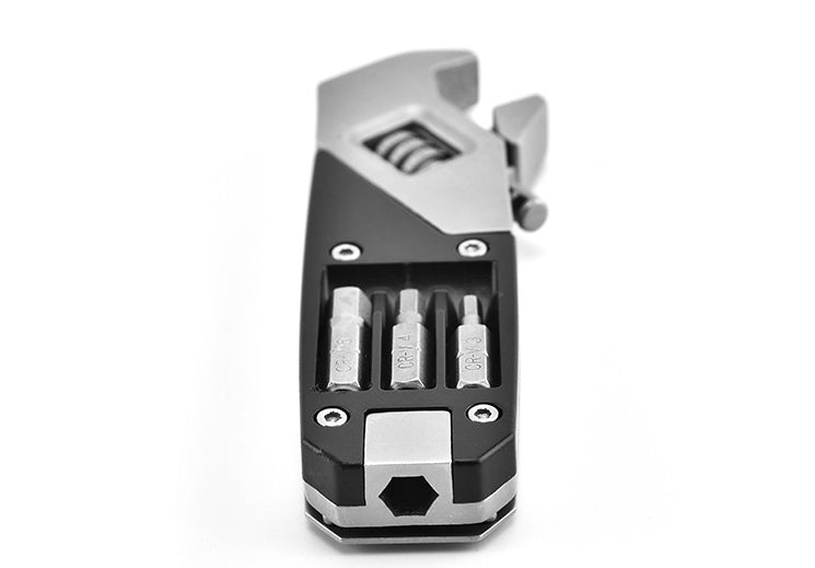 Skanto | Multifunctional Portable Stainless Steel Adjustable and Foldable Allen Wrench with Screwdriver, for Daily Use