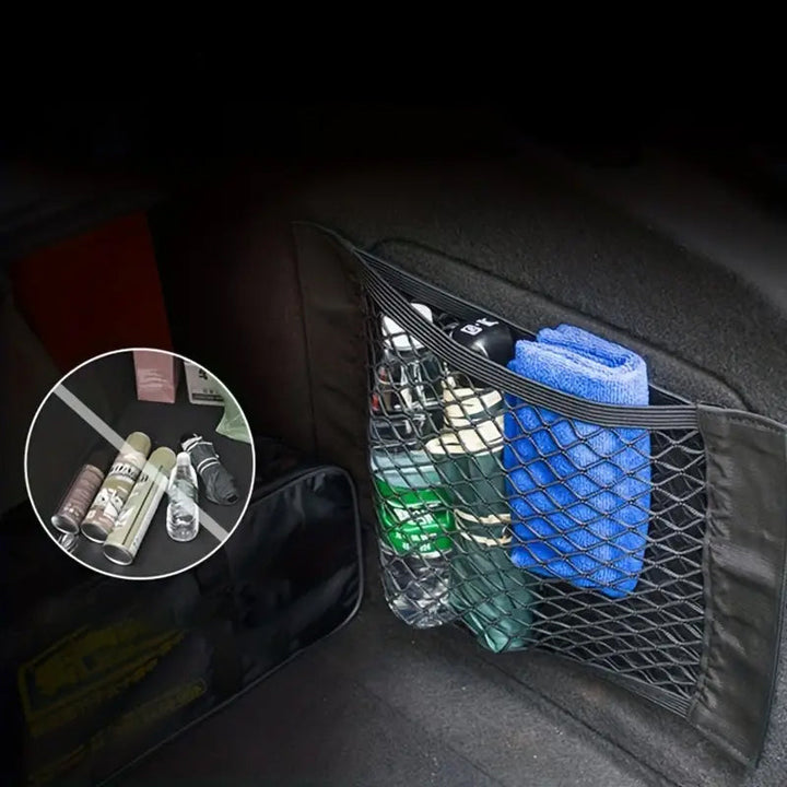 Plastic bag storage mesh bag (With adhesive tape) | Kalsten