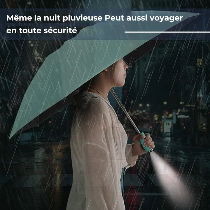 Windproof parasol and umbrella with LED | Kalsten