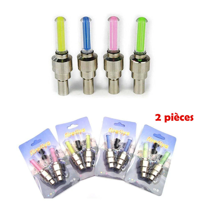 LED Light Valve Cap for Bicycle Wheel | Kalsten