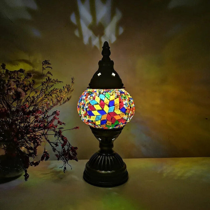 Mosaic Colorful Pattern Table Lamp Kalsten