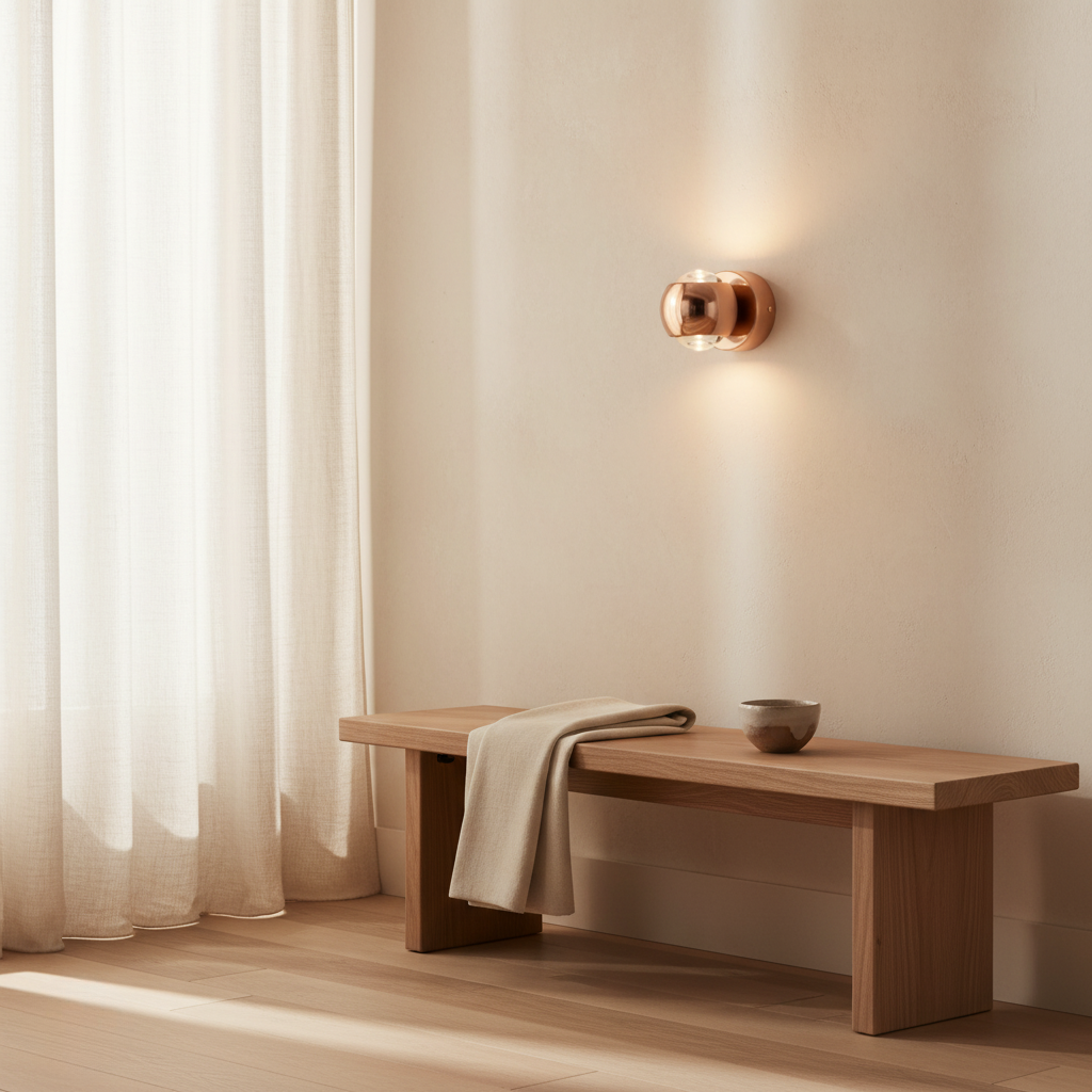 Diabolo Hourglass Dual-Beam Wall Sconce