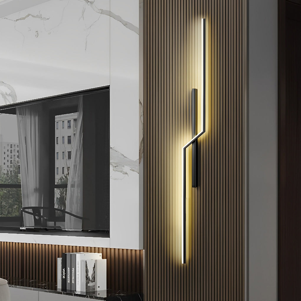 Lines Creative LED Modern Minimalist Wall Lamp Decorative Wall Lights Lighting | Kalsten