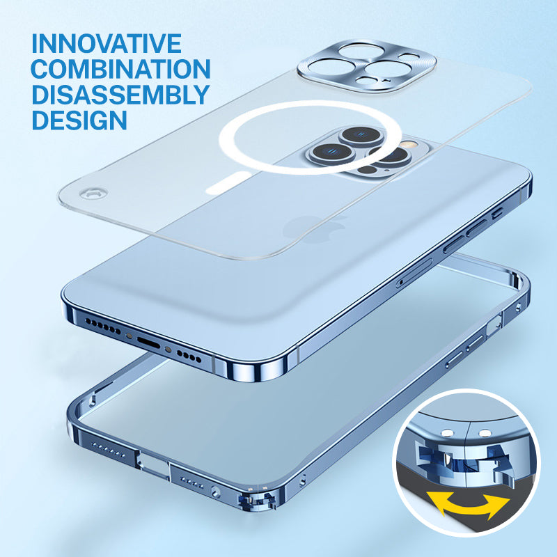Kalsten | Metal Frame Magnetic Charging Case For iPhone