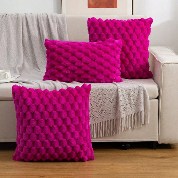 VelvetSoft Plush Pillowcase for Sofa or Bed