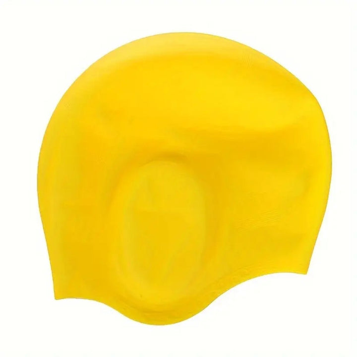 Kalsten | Silicone Swim Cap with Ear Protection for Long Hair
