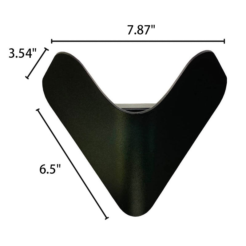 Modern Creative Triangle Aluminum LED Outdoor Waterproof Wall Sconce Lamp | Kalsten