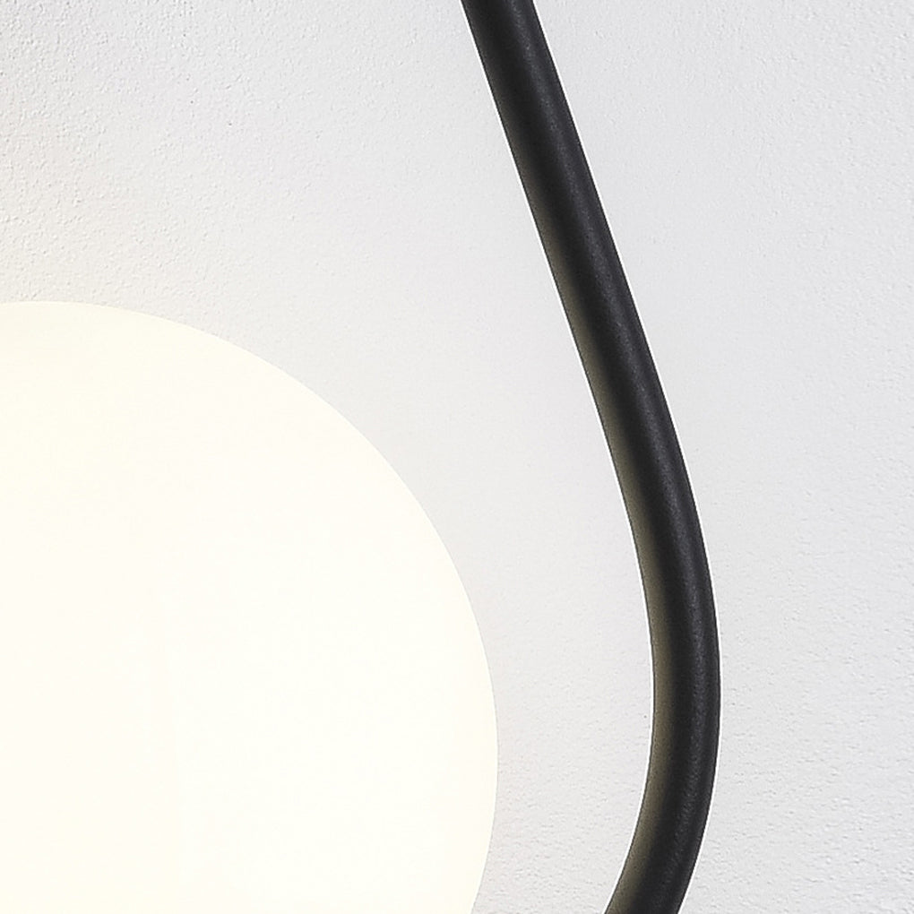 LED Wall Sconce – Water Drop Nordic Glass & Iron Lamp (23cm / 9in) | Kalsten