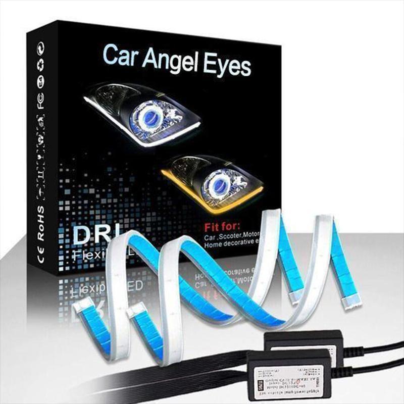 Kalsten | Flexible DRL LED Night & Daytime Running Light Strip (No Disassembling Needed)