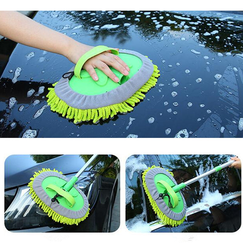 Telescopic three-section car wash mop | Kalsten