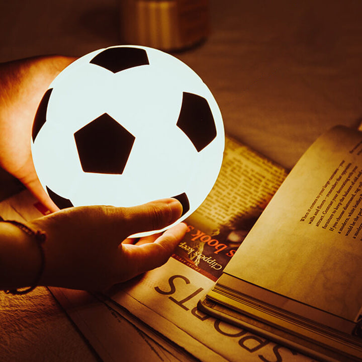 Creative Soccer Silicone LED Night Light USB Charging Table Lamp | Kalsten