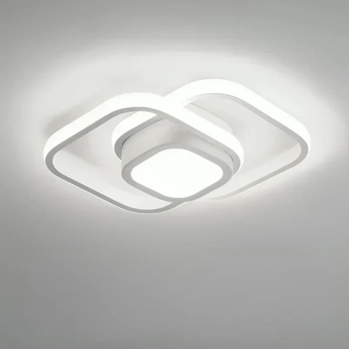 Modern LED Ceiling Lamp with Double Ring Design - Twilight Rings | Kalsten