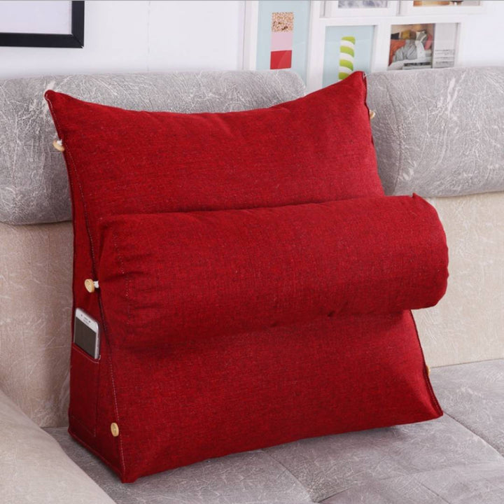 LoungeEase | Backrest Pillow for Reading and TV - Lumbar Support Adjustable Bed Pillow - Comfort Posture - Versatile Use Pillow Kalsten