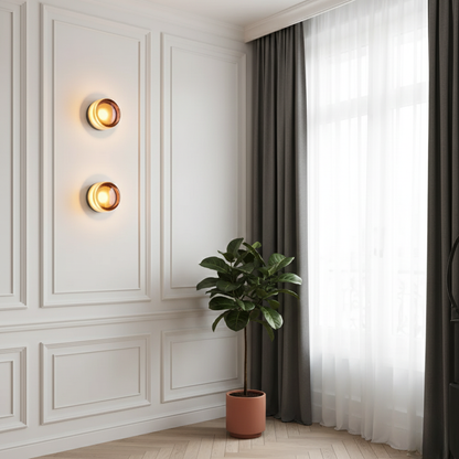 Rondel Textured LED Wall Sconce