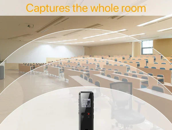 Kalsten | Professional Digital Voice Recorder | Audio Sound Recorder | Auto Saving Files with Built-in Speaker
