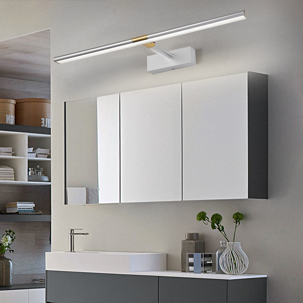 Retractable LED Bathroom Vanity Light with Adjustable Rod and Matte Finish | Kalsten