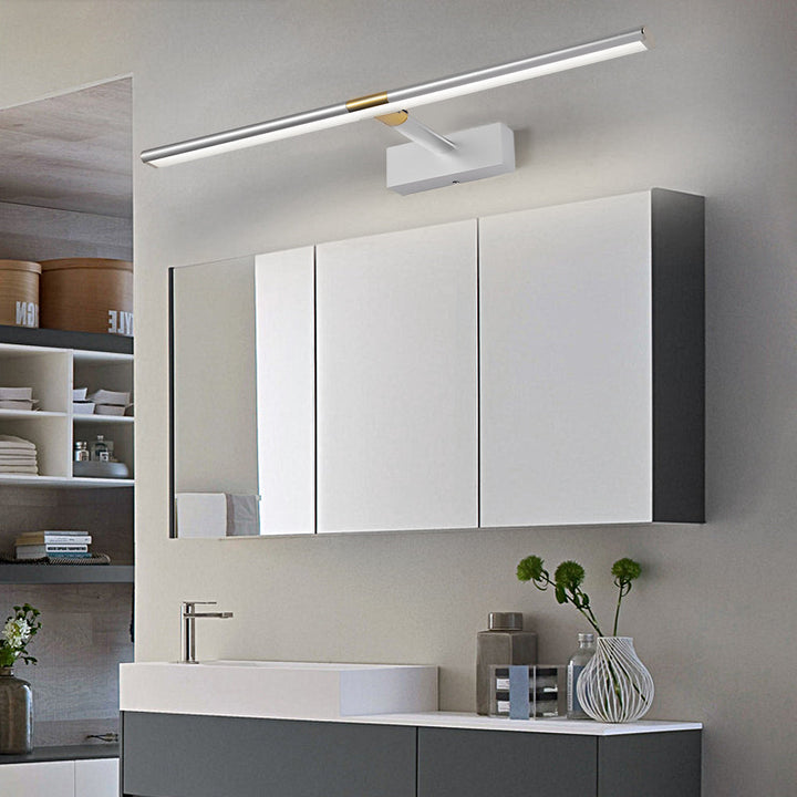 Retractable LED Bathroom Vanity Light with Adjustable Rod and Matte Finish | Kalsten