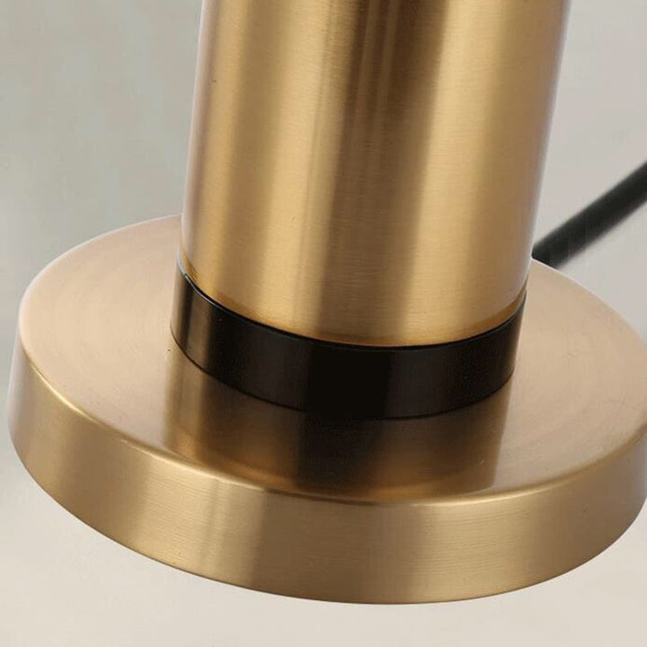 Modern Transitional Cylinder Iron Fabric 1-Light Table Lamp for the Living Room | Kalsten