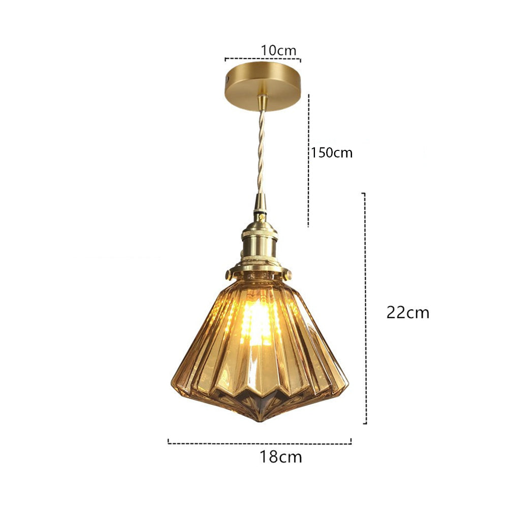 Modern Diamond Glass Pendant Lights | Kalsten