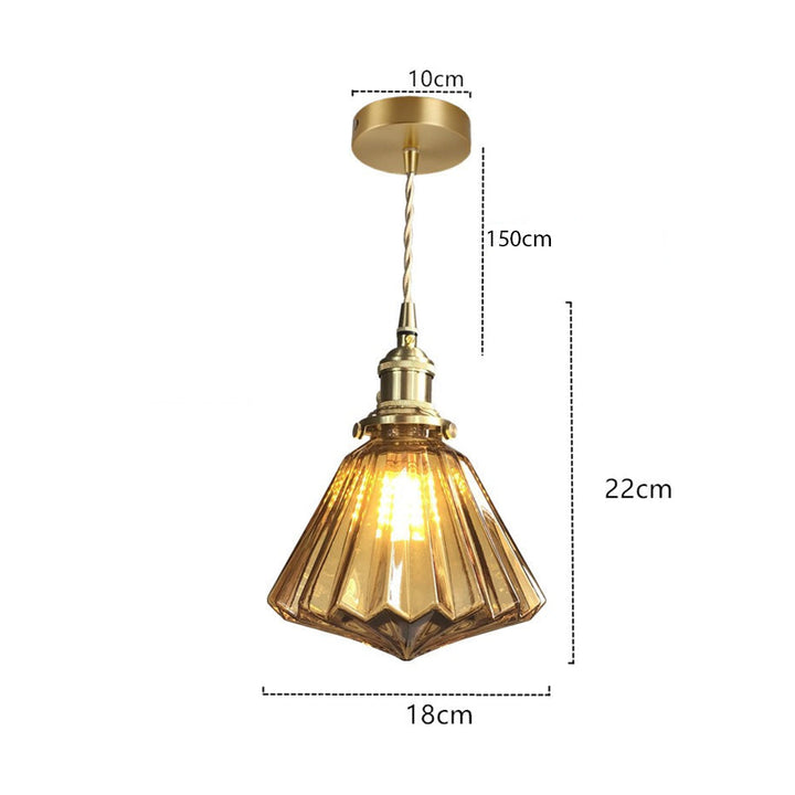 Modern Diamond Glass Pendant Lights | Kalsten