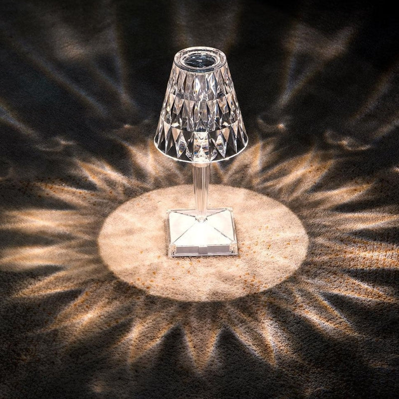 Crystal Table Lamp with Touch Control - LumeCrystal | Kalsten