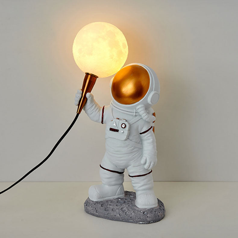 Skanto | Modern Creative Cartoon Astronaut Resin ABS 1-Light Wall Lamp for Bedroom