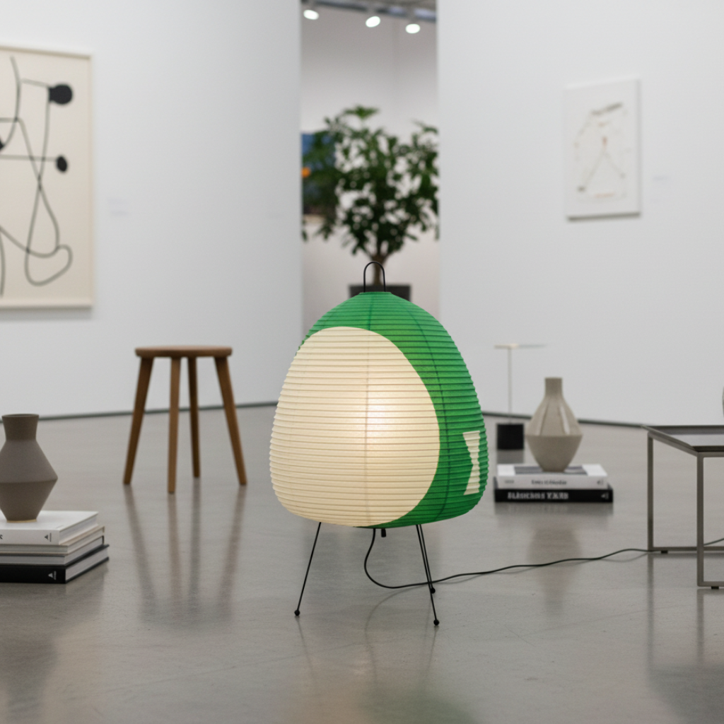 Yunari Haze Wabi-Sabi Rice Paper Lamp