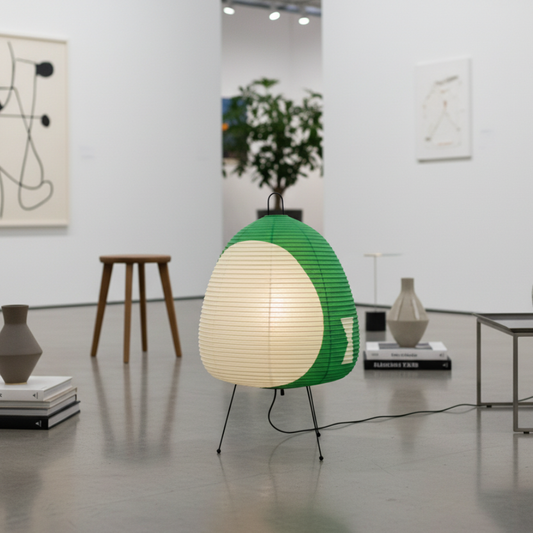 Yunari Haze Wabi-Sabi Rice Paper Lamp
