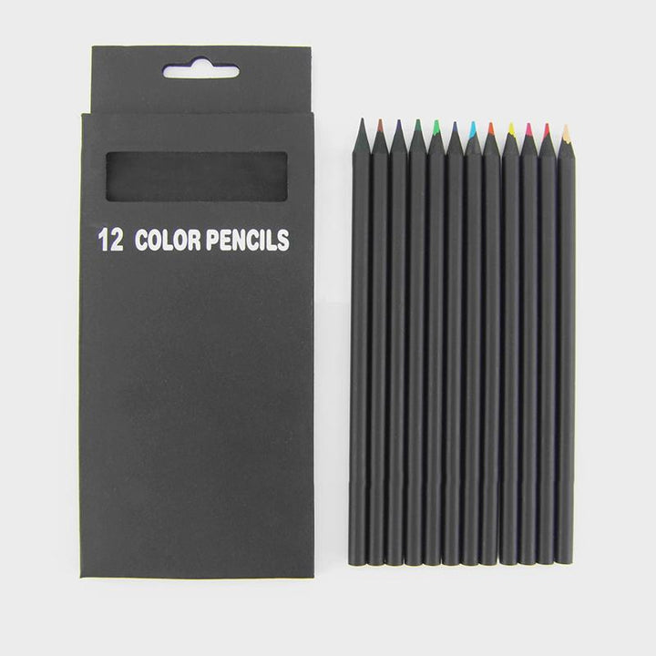 12 Set Colored Wooden Pencils | Kalsten