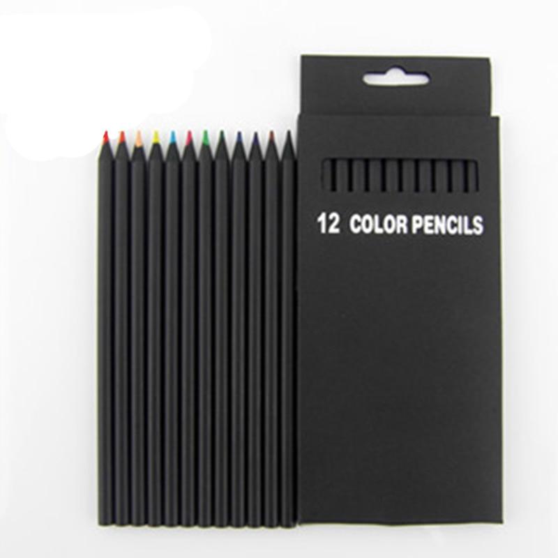 12 Set Colored Wooden Pencils | Kalsten