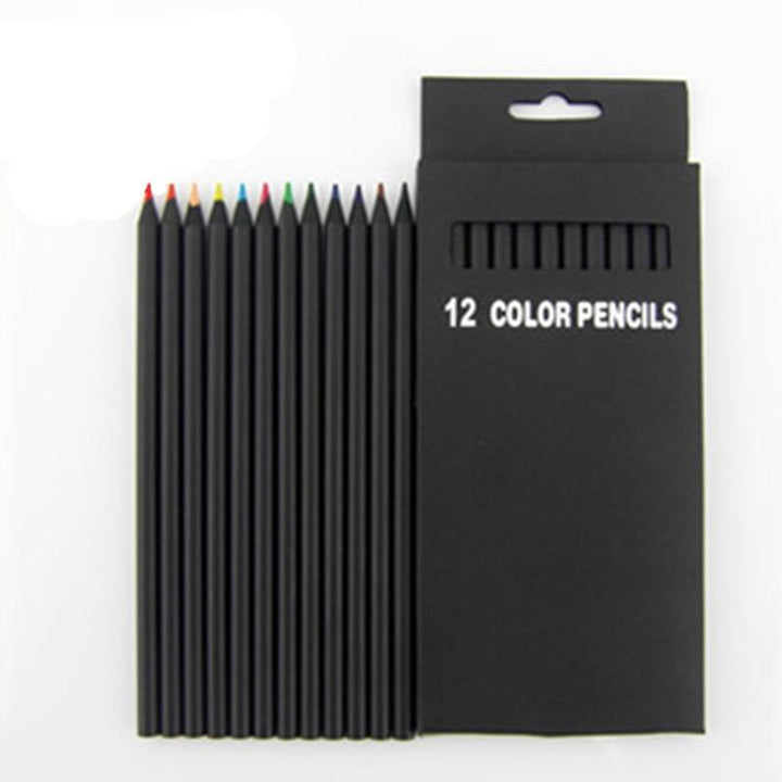 12 Set Colored Wooden Pencils | Kalsten