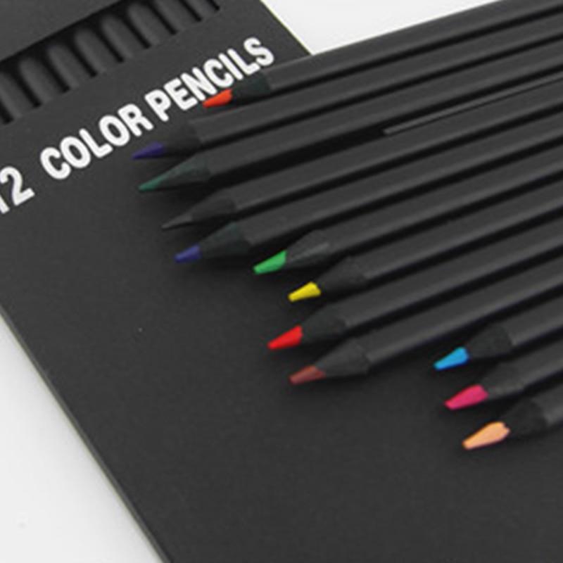 12 Set Colored Wooden Pencils | Kalsten