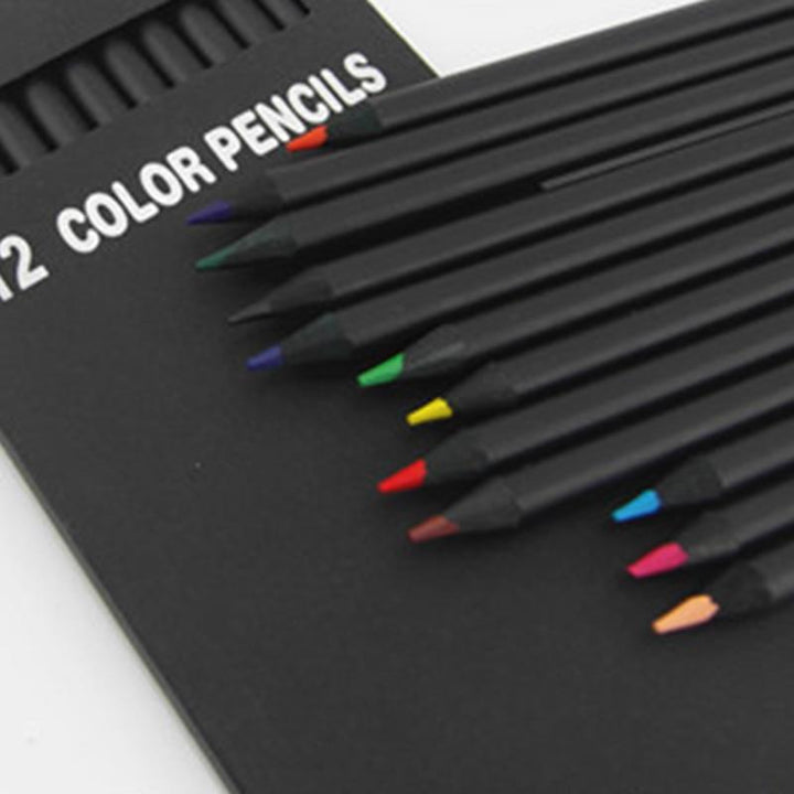 12 Set Colored Wooden Pencils | Kalsten