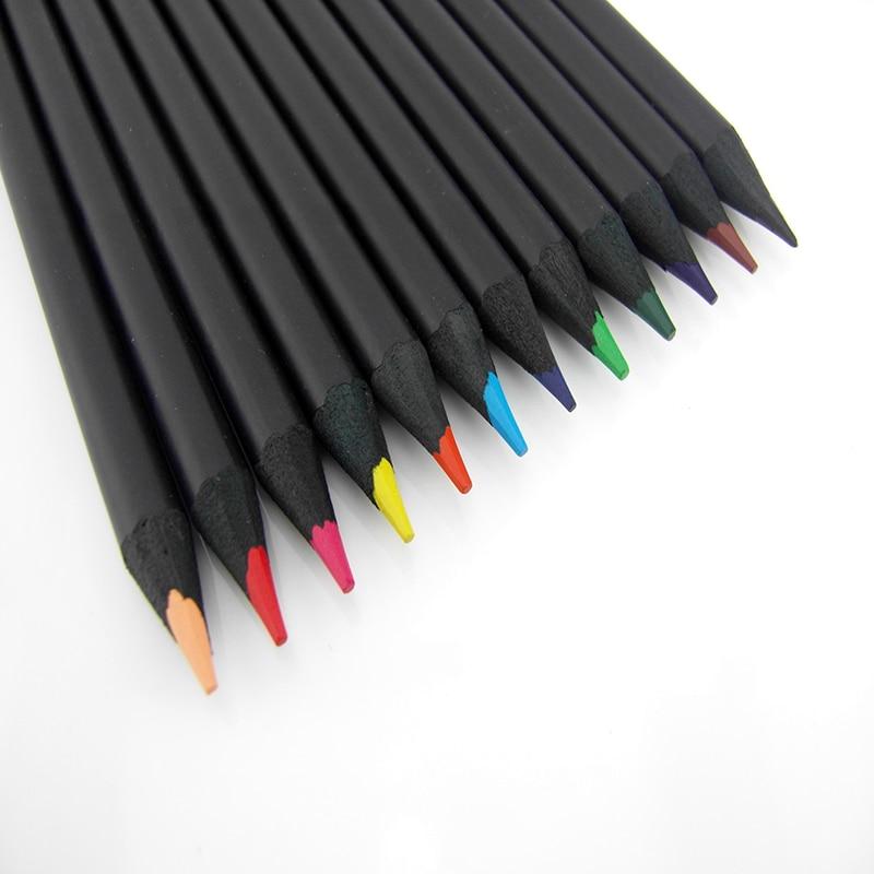 12 Set Colored Wooden Pencils | Kalsten