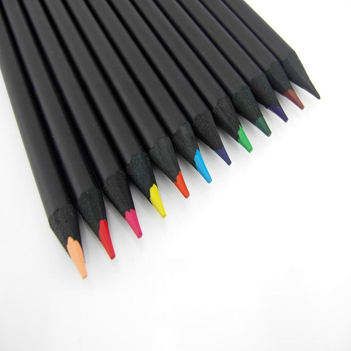 12 Set Colored Wooden Pencils | Kalsten