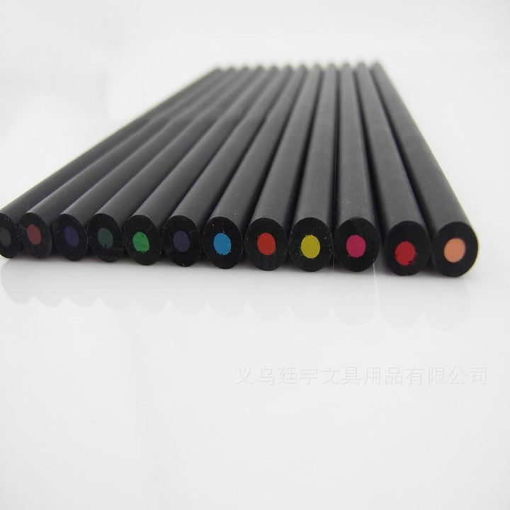 12 Set Colored Wooden Pencils | Kalsten