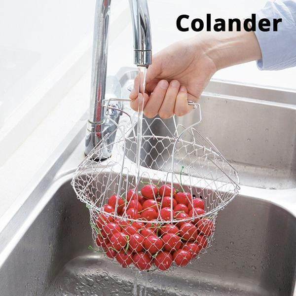 12-in-1 Flexible Kitchen Basket Stainless Steel | Kalsten